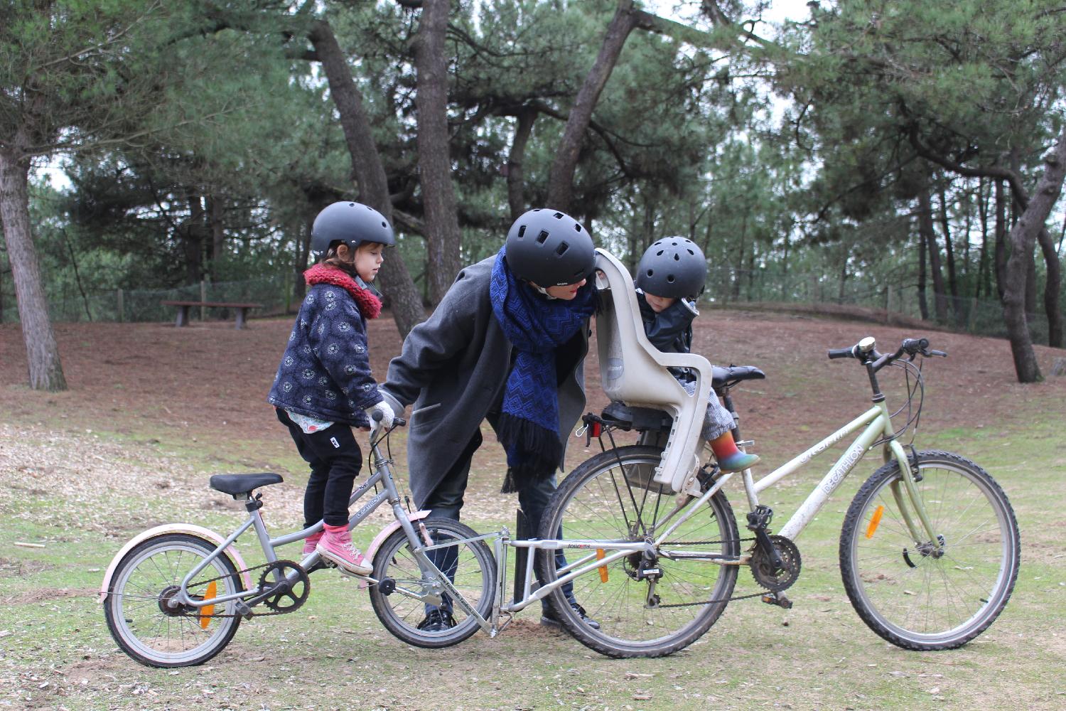 faire du vélo avec le Follow me