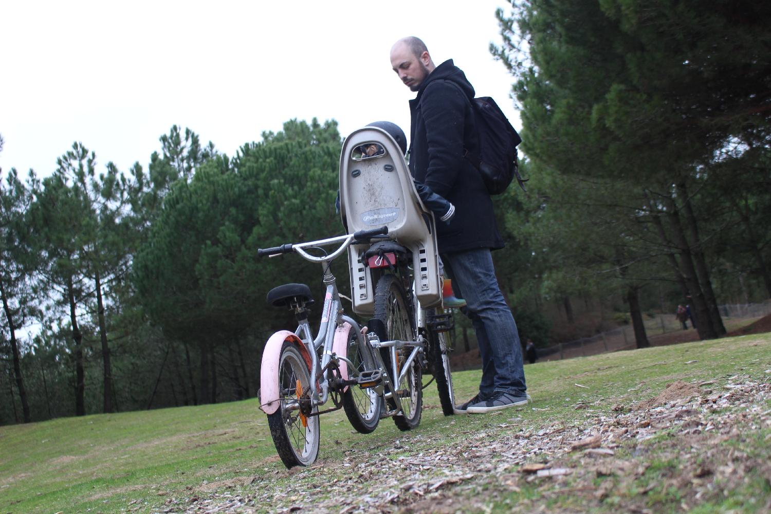 faire du vélo avec le Follow me