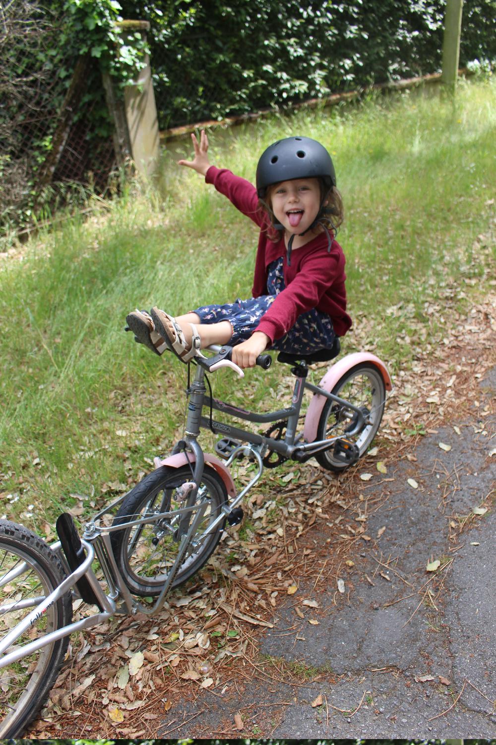 faire du vélo avec le Follow me